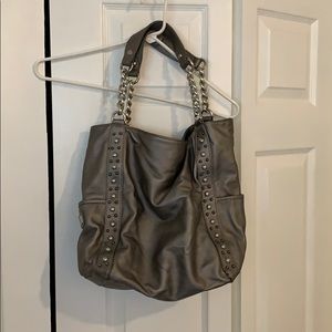 Gray purse